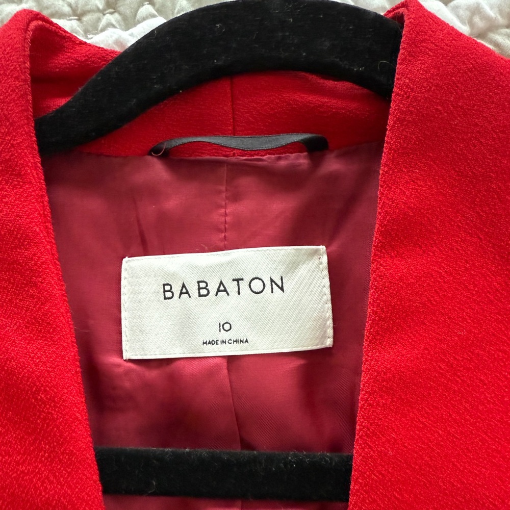 Aritzia Babaton Red Blazer, Size 10 - Picture 6 of 9